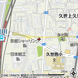 京都府京都市南区久世上久世町369周辺の地図