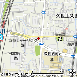 京都府京都市南区久世上久世町367周辺の地図