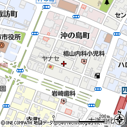三重県四日市市栄町周辺の地図