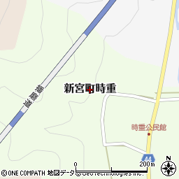 兵庫県たつの市新宮町時重周辺の地図