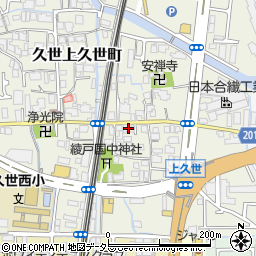 京都府京都市南区久世上久世町682周辺の地図