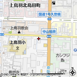 京都府京都市南区上鳥羽城ケ前町232周辺の地図