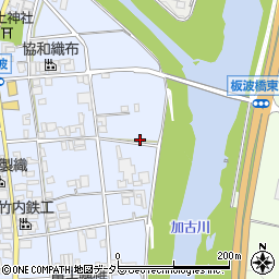兵庫県西脇市板波町周辺の地図