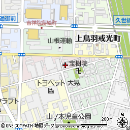 京都府京都市南区上鳥羽南戒光町39周辺の地図