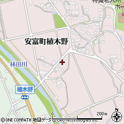 兵庫県姫路市安富町植木野308周辺の地図