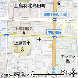 京都府京都市南区上鳥羽城ケ前町231周辺の地図