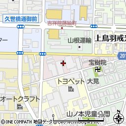 京都府京都市南区上鳥羽南戒光町15周辺の地図