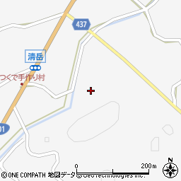 愛知県新城市作手清岳ハヤシ下周辺の地図