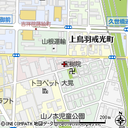京都府京都市南区上鳥羽南戒光町46周辺の地図