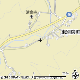 京都府亀岡市東別院町小泉周辺の地図