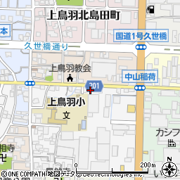 京都府京都市南区上鳥羽城ケ前町229周辺の地図