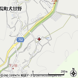京都府亀岡市西別院町犬甘野向条周辺の地図