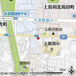 京都府京都市南区上鳥羽城ケ前町213周辺の地図