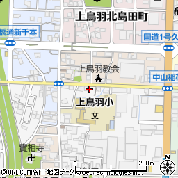 京都府京都市南区上鳥羽城ケ前町216周辺の地図