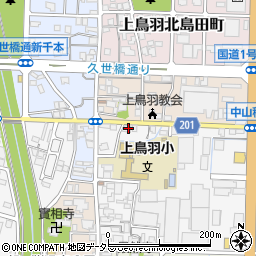 京都府京都市南区上鳥羽城ケ前町214周辺の地図