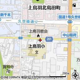 京都府京都市南区上鳥羽城ケ前町226周辺の地図