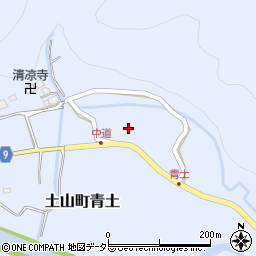 滋賀県甲賀市土山町青土726周辺の地図