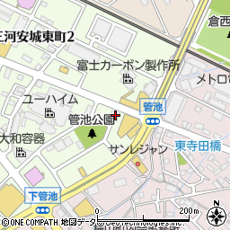 株式会社ダイフク　岡崎カスタマーセンター周辺の地図