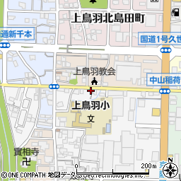 京都府京都市南区上鳥羽城ケ前町219周辺の地図