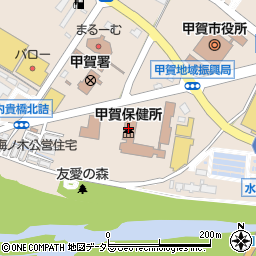滋賀県職員生活協同組合　水口周辺の地図