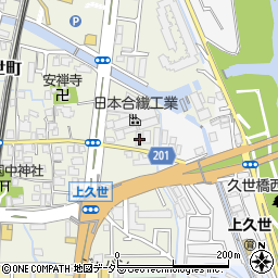 京都府京都市南区久世上久世町723周辺の地図