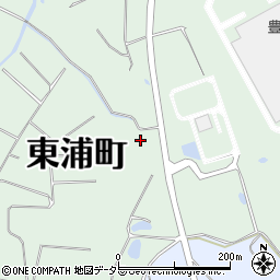 愛知県知多郡東浦町緒川鍋ケ谷周辺の地図