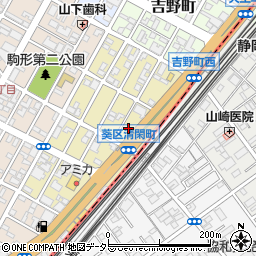 名鉄協商静岡清閑町駐車場周辺の地図