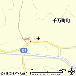 愛知県岡崎市千万町町（開津田）周辺の地図