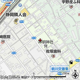 三協アルミ　静岡支店周辺の地図