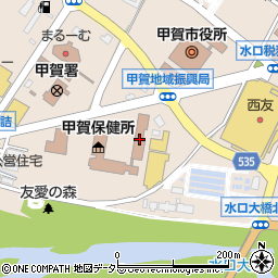 滋賀県甲賀合同庁舎周辺の地図