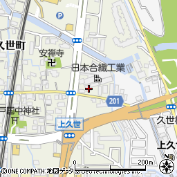 京都府京都市南区久世上久世町661周辺の地図