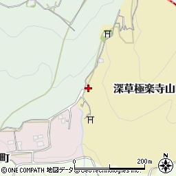 京都府京都市伏見区深草極楽寺山町43周辺の地図