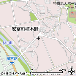 兵庫県姫路市安富町植木野279周辺の地図