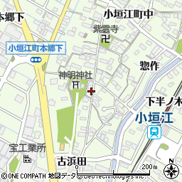 愛知県刈谷市小垣江町下周辺の地図