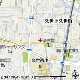 京都府京都市南区久世上久世町253周辺の地図