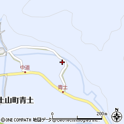 滋賀県甲賀市土山町青土575周辺の地図