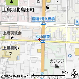 京都府京都市南区上鳥羽南島田町79周辺の地図