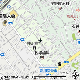 静岡県静岡市駿河区宮本町周辺の地図