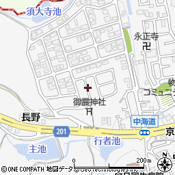 京都府向日市物集女町北ノ口周辺の地図