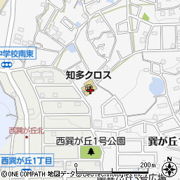 知多市役所　東部幼稚園周辺の地図