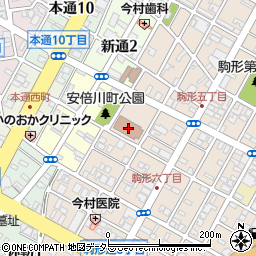 静岡県地震防災センター周辺の地図