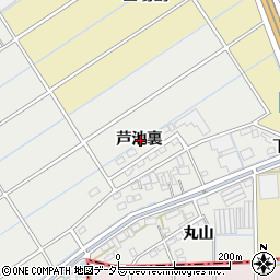 愛知県刈谷市半城土町芦池裏周辺の地図