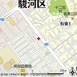株式会社ハーモ　静岡営業所周辺の地図