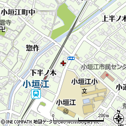 小垣江郵便局周辺の地図