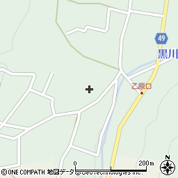 兵庫県三田市乙原66周辺の地図
