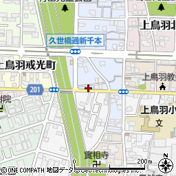 京都府京都市南区上鳥羽南村山町18周辺の地図