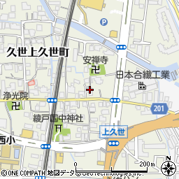 京都府京都市南区久世上久世町640周辺の地図