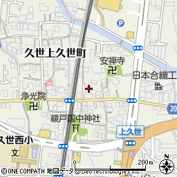 京都府京都市南区久世上久世町616周辺の地図