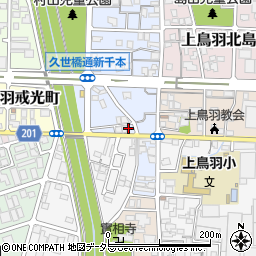 京都府京都市南区上鳥羽南村山町22周辺の地図