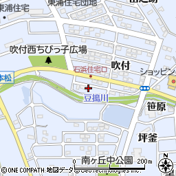 愛知県知多郡東浦町石浜吹付2-188周辺の地図